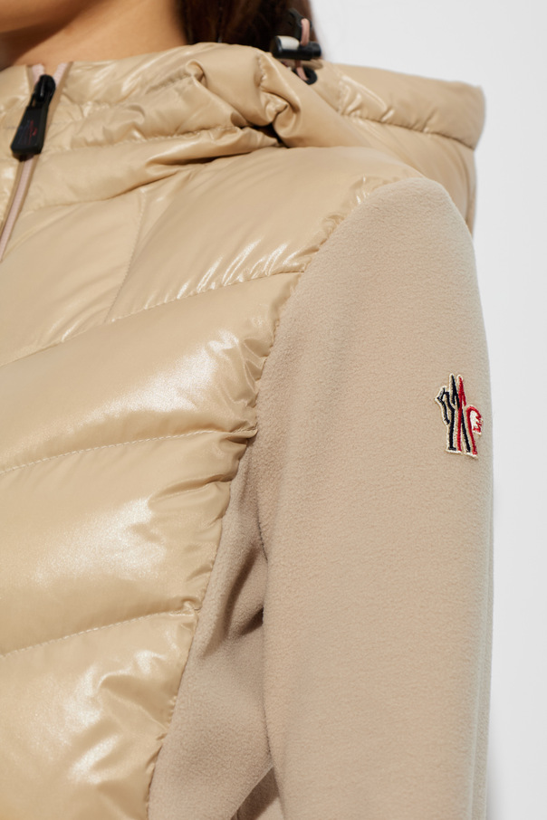 Moncler Grenoble Beige Fitted Ski Jacket Moncler Grenoble